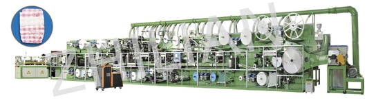 600 pc/Min Disposable Baby Diaper Machine io tipo