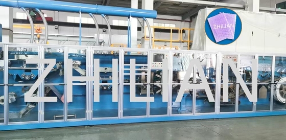 Cuscinetti sanitari automatici che fabbricano la macchina eliminabile di Underpad della macchina