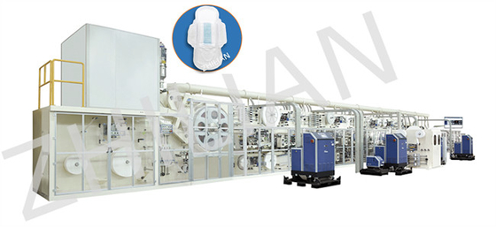 Cuscinetto sanitario completamente automatico delle signore che rende a macchina 1200 pc/min
