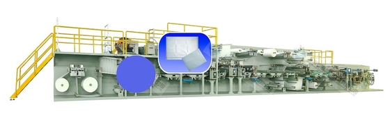 Un servocomando Underpad di 3 pieghe lavora 450MM a macchina 600MM 900MM