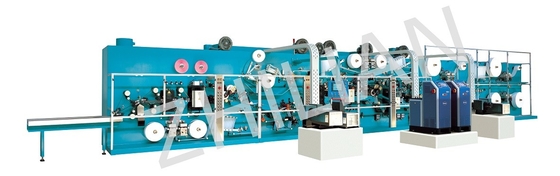 Macchina eliminabile 2000pcs/min della fodera delle mutandine di direzione trasversale